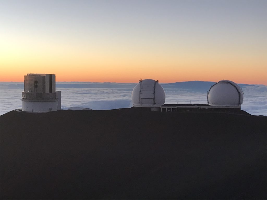 Teleskop auf Mauna Kea